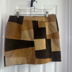 Really cute B-B -Dakota brown leather skirt. Size 9.